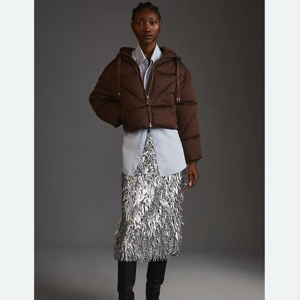 Anthropologie Avec Les Filles Cropped Puffer Jacket, SOLD OUT